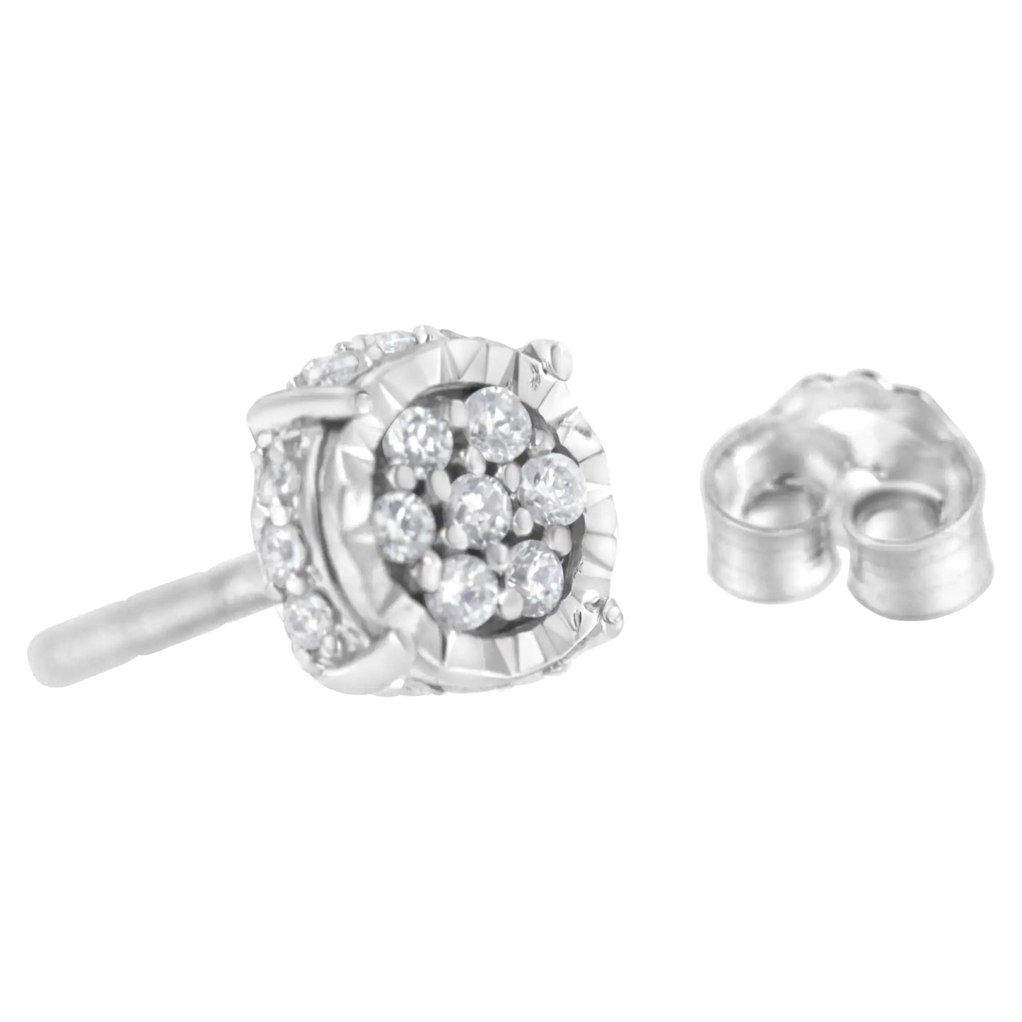 Camri Diamond Cluster Stud Earrings