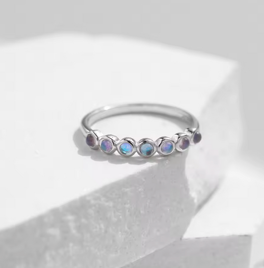 Celeste Moonstone Ring