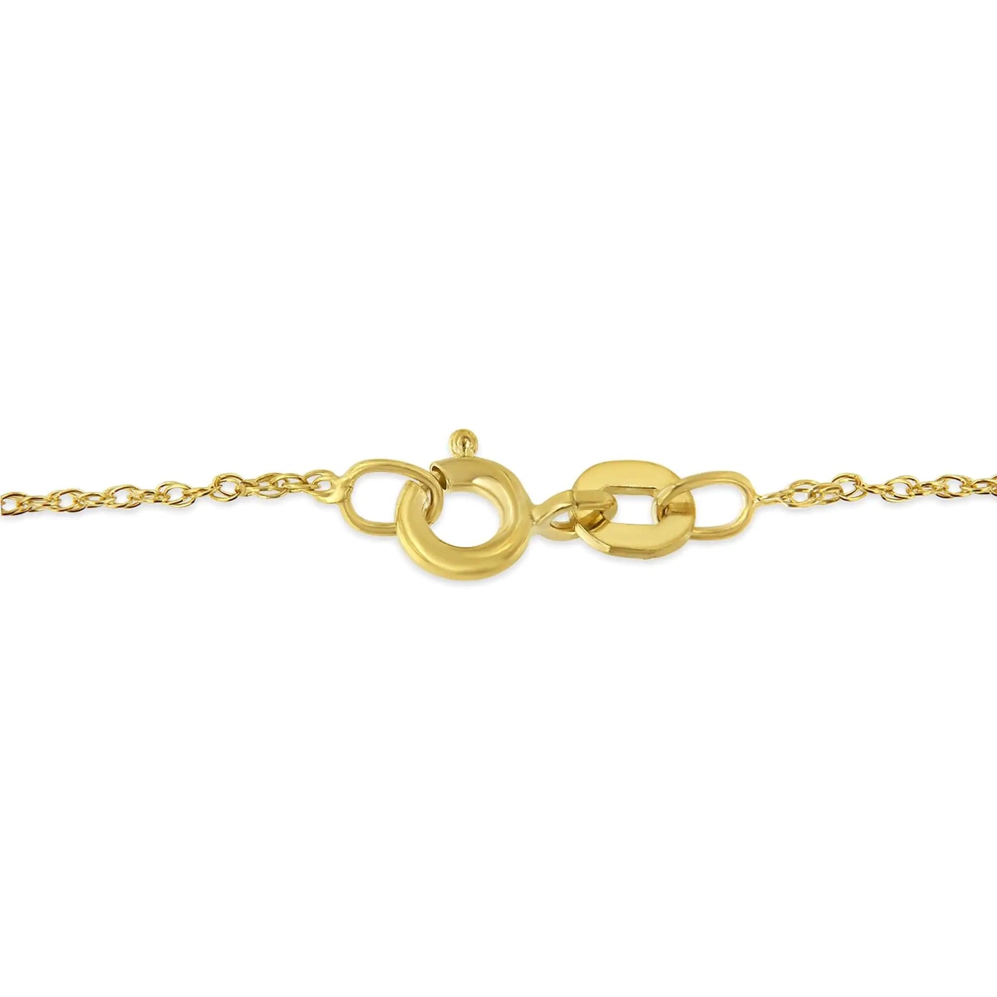 Isla Ribbon & Heart Pendant Necklace
