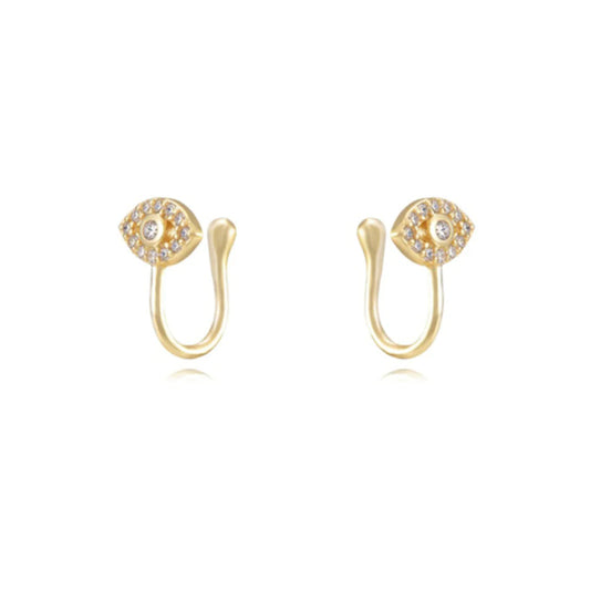 Mona Clip-On Ear Cuff & Nose Ring